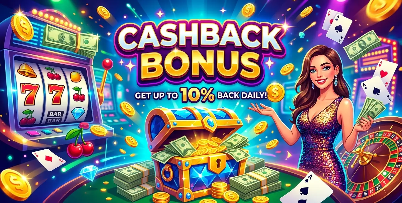 Mystake casino Cashback Bonus